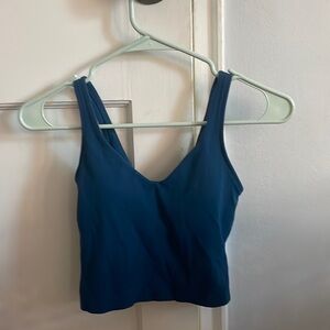 deep blue lululemon align tank